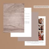 "front and center" - Wedding Invitations in Putty by Angela Marzuki - Back of Card