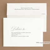 "front and center" - Wedding Invitations in Putty by Angela Marzuki - FREE Recipient Addressing