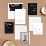 "front and center" - Wedding Invitations in Putty by Angela Marzuki - Invitation Suite