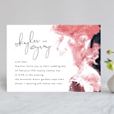 "living coral" - Wedding Invitations in Coral by Phrosné Barwood - Front
