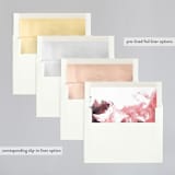 "living coral" - Wedding Invitations in Coral by Phrosné Barwood - Envelope Liner Options