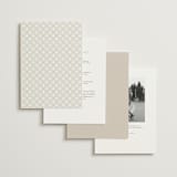 "Pretty Picado" - Wedding Invitations in Seashell by Jessie Steury - Back of Card Options