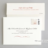 "White Lace" - Wedding Invitations in Coral Rose by Lauren Chism - FREE Recipient Addressing
