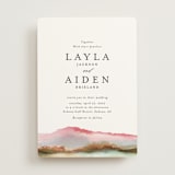 "Sedona" - Wedding Invitations in Desert Sands by Itsy Belle Studio - Front