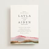 "Sedona" - Wedding Invitations in Desert Sands by Itsy Belle Studio - Front