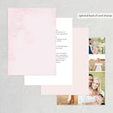 "Garden Party Joy" - Wedding Invitations in Blush by frances mathys - Back of Card