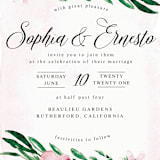 "Garden Party Joy" - Wedding Invitations in Blush by frances mathys - Close-Up