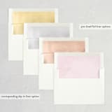 "Garden Party Joy" - Wedding Invitations in Blush by frances mathys - Envelope Liner Options