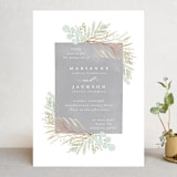 "In The Fall" - Wedding Invitations in Slate by Ashlee Townsend - Front
