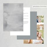 "In The Fall" - Wedding Invitations in Slate by Ashlee Townsend - Back of Card