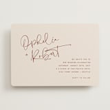 "Millennial" - Wedding Invitations in Rose by Hooray Creative - Front
