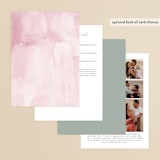 "Serenata" - Wedding Invitations in Sage by Petra Kern - Back of Card