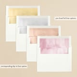 "Serenata" - Wedding Invitations in Sage by Petra Kern - Envelope Liner Options