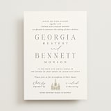 "City Center" - Wedding Invitations in Cotton by Erin L. Wilson - Front