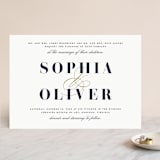 "Bold Love" - Wedding Invitations in Antique by Brandy Folse - Front