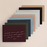 "Bold Love" - Wedding Invitations in Antique by Brandy Folse - Colored Envelopes Available