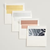 "Painted Trails" - Wedding Invitations in Navy by Alethea and Ruth - Envelope Liner Options
