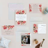"Sawyer" - Wedding Invitations in Cloisonne by Melanie Kosuge - Invitation Suite