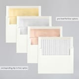 "Wedding Plaid" - Wedding Invitations in Obsidian by Jill Means - Envelope Liner Options