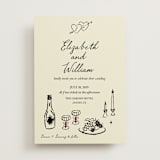"Vintage Lovers" - Wedding Invitations in Champagne by Helena Vitto - Front