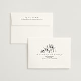 "Vintage Lovers" - Wedding Invitations in Champagne by Helena Vitto - FREE Recipient Addressing