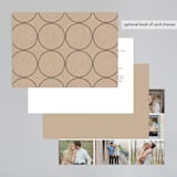 "Wedding Stamp" - Wedding Invitations in Kraft by Hudson meet Rose - Back of Card