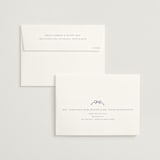 "Be With You" - Wedding Invitations in French by Design Lotus - FREE Recipient Addressing