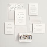 "Love Story" - Wedding Invitations in Eucalyptus by Jennifer Postorino - Invitation Suite