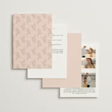 "Avery" - Wedding Invitations in Dusty Pink by Jennifer Postorino - Back of Card Options