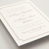 "Avery" - Wedding Invitations in Dusty Pink by Jennifer Postorino - Detail