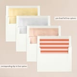 "Spring Blooms" - Wedding Invitations in Blush by Susan Moyal - Envelope Liner Options