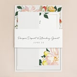 "Spring Blooms" - Wedding Invitations in Blush by Susan Moyal - Assembled