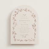 "Lennox" - Wedding Invitations in Harvest by Kristie Kern - Front