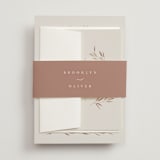 "Lennox" - Wedding Invitations in Harvest by Kristie Kern - Assembled with Belly Band