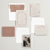 "Lennox" - Wedding Invitations in Harvest by Kristie Kern - Invitation Suite