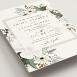 "Inverness" - Wedding Invitations in Pistachio by Nicole Whiddon - Detail