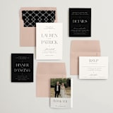 "Modern Type" - Wedding Invitations in Moon by Heather Cairl - Invitation Suite