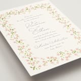 "Rosebud" - Wedding Invitations in Peony by Baumbirdy - Detail