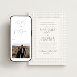 "Coastal Charm" - Wedding Invitations in Dusty Blue by Jennifer Postorino - FREE Wedding Website