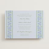 "Hydrangea Vines" - Wedding Invitations in Coastal by Madhvi Samimi - Front