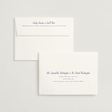 "Deluxe" - Wedding Invitations in Blueberry by Carolyn MacLaren - FREE Recipient Addressing