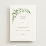 "I do" - Wedding Invitations in Fern by Creo Study - Front