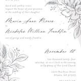 "Loving" - Wedding Invitations in Cloudy by Paper Raven Co. - Close-Up