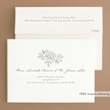 "Loving" - Wedding Invitations in Cloudy by Paper Raven Co. - FREE Recipient Addressing