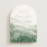 "Over the mountains" - Wedding Invitations in Fern by Helen Halik - Front