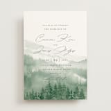 "Over the mountains" - Wedding Invitations in Fern by Helen Halik - Front