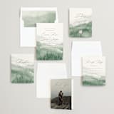 "Over the mountains" - Wedding Invitations in Fern by Helen Halik - Invitation Suite