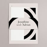 "view to behold" - Wedding Invitations in Onyx by letterfix - Assembled
