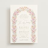 "Floral Arch" - Wedding Invitations in Spring by Phrosné Barwood - Front