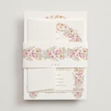"Floral Arch" - Wedding Invitations in Spring by Phrosné Barwood - Assembled with Belly Band